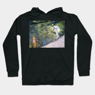 boating on the yerres - Gustave Caillebotte Hoodie